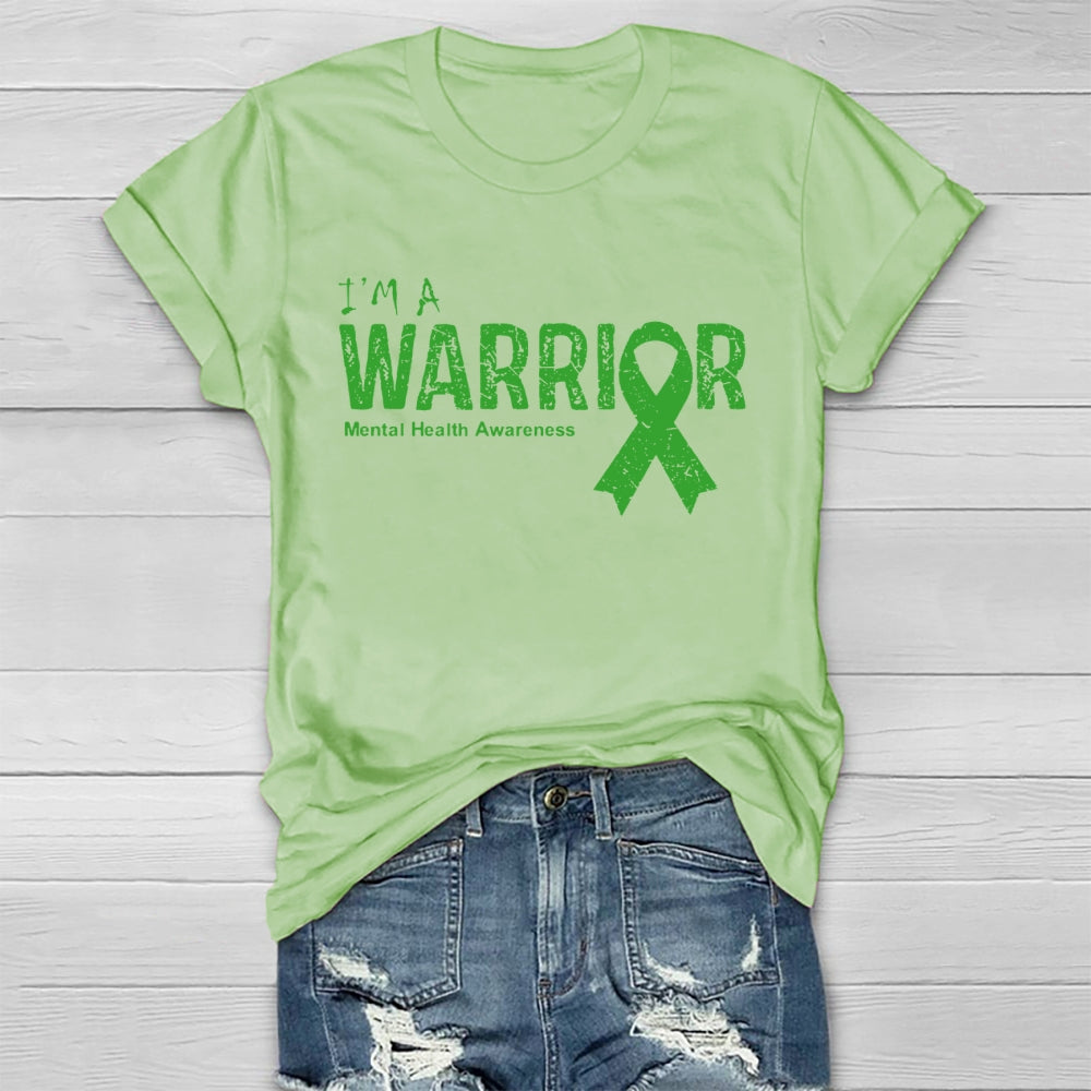 I’m A Warrior Mental Health Awareness  Healthwear T-shirt