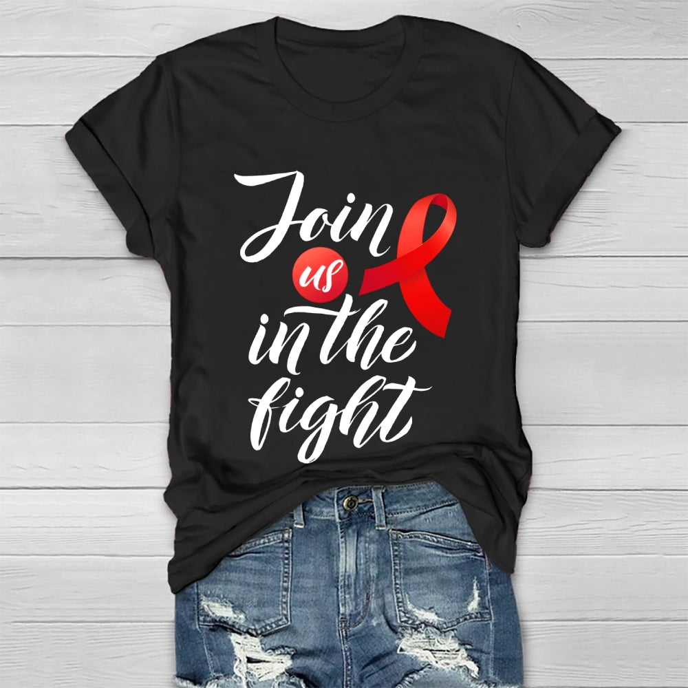 Join Us In The Fight  Healthwear T-shirt