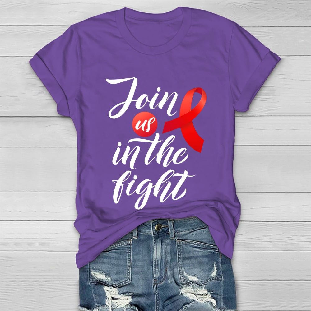 Join Us In The Fight  Healthwear T-shirt