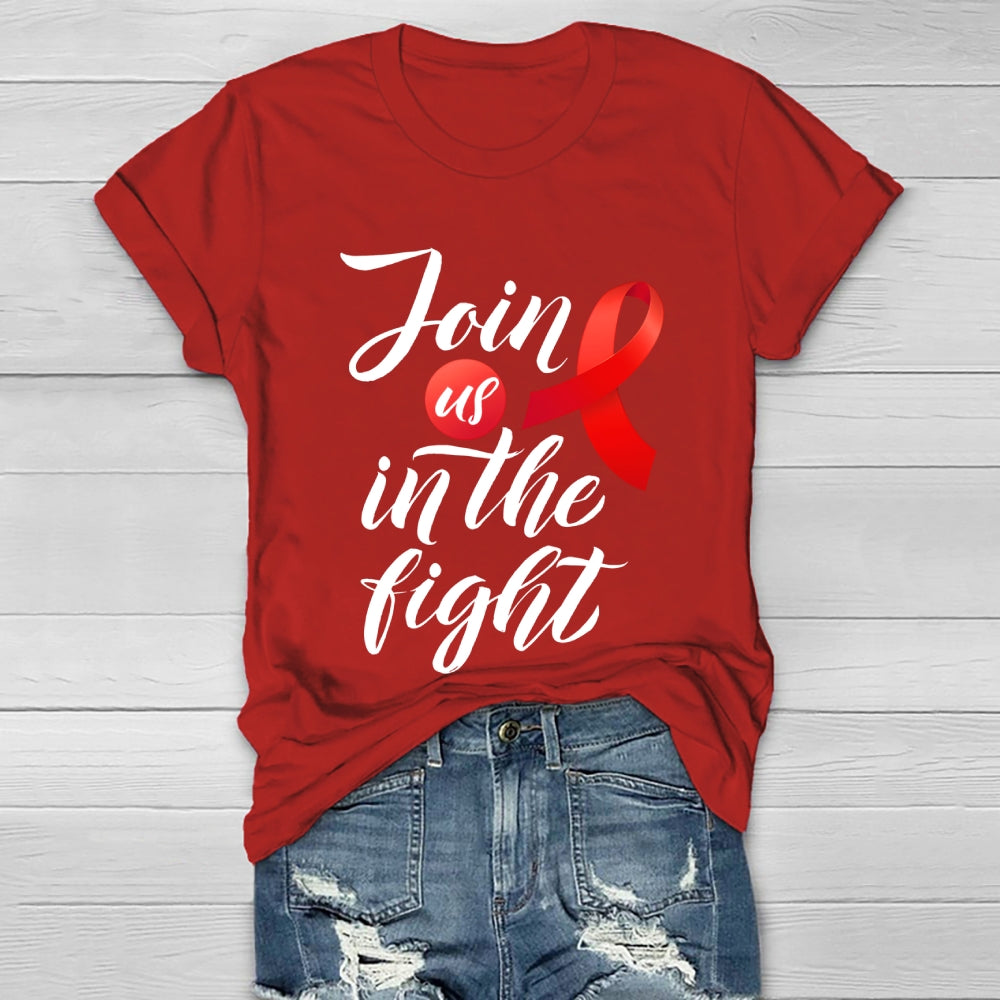 Join Us In The Fight  Healthwear T-shirt