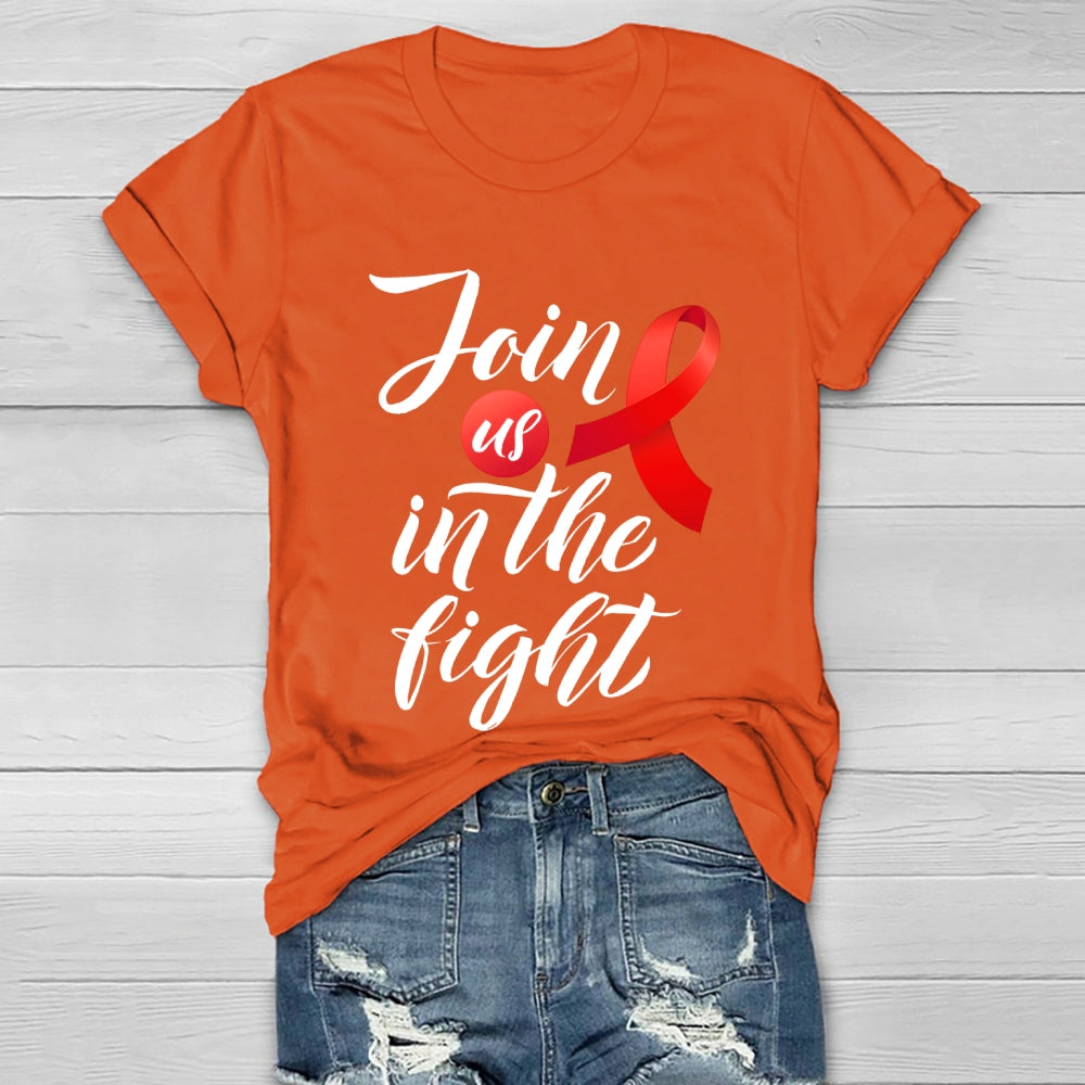 Join Us In The Fight  Healthwear T-shirt