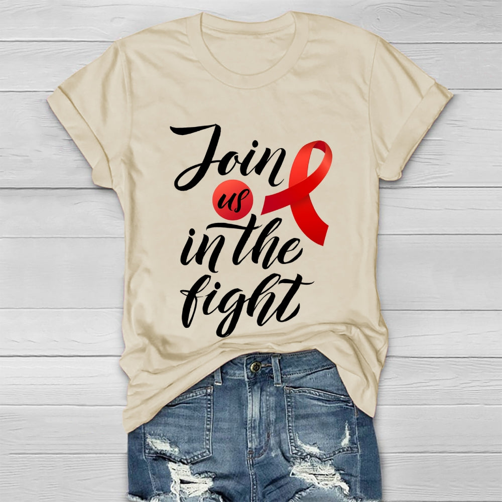 Join Us In The Fight  Healthwear T-shirt