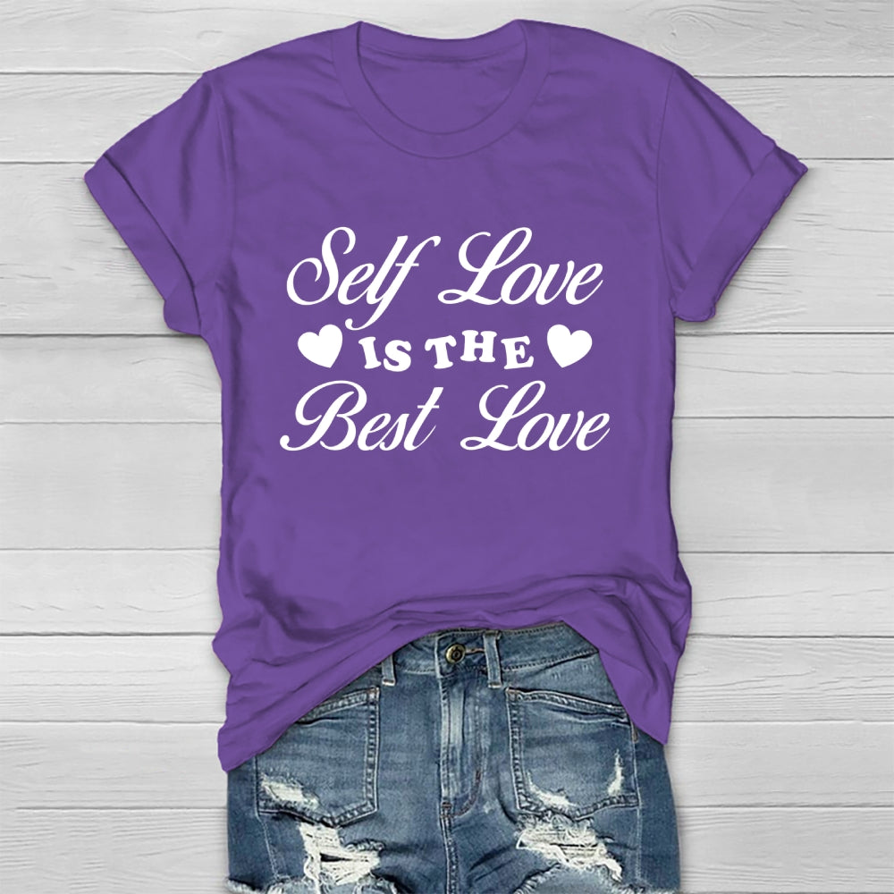 Self Love Is The Best Love Healthwear T-shirt