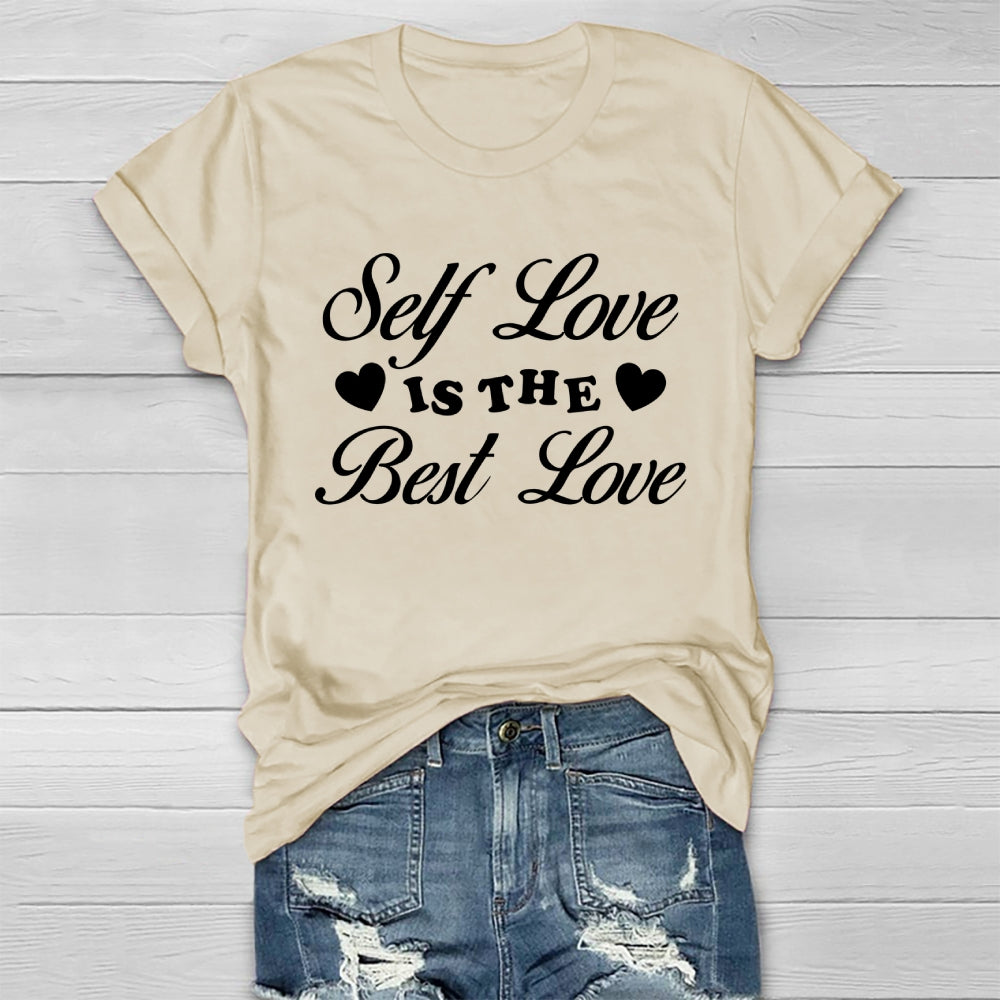 Self Love Is The Best Love Healthwear T-shirt