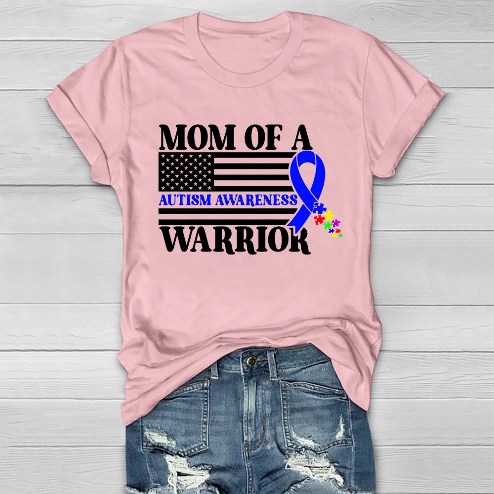 Mom Of A Warrior Autism Awareness Healthwear T-shirt