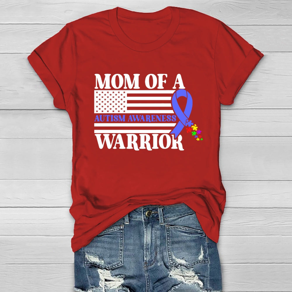 Mom Of A Warrior Autism Awareness Healthwear T-shirt