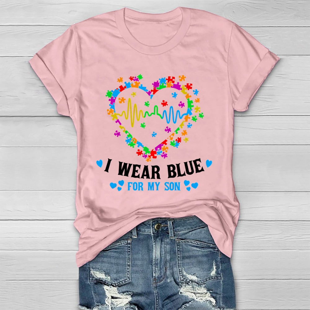 I Wear Blue For My Son  Healthwear T-shirt