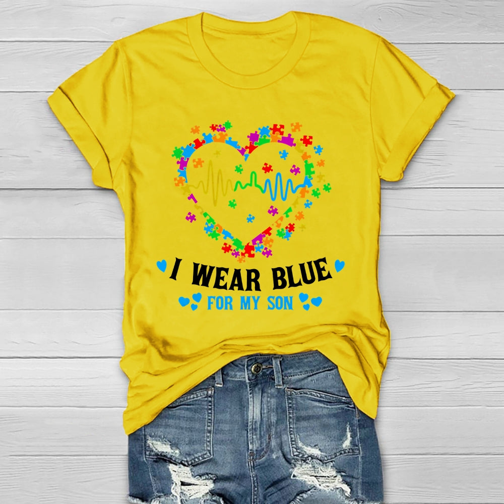 I Wear Blue For My Son  Healthwear T-shirt