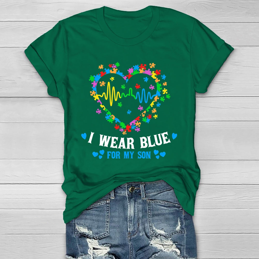 I Wear Blue For My Son  Healthwear T-shirt
