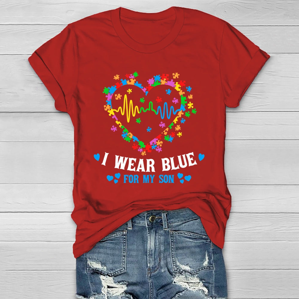 I Wear Blue For My Son  Healthwear T-shirt