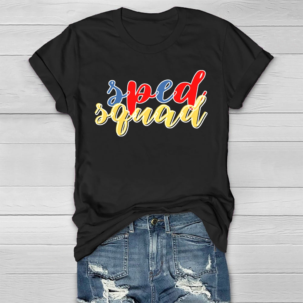 SPED Squad Special Education Teacher Healthwear T-shirt