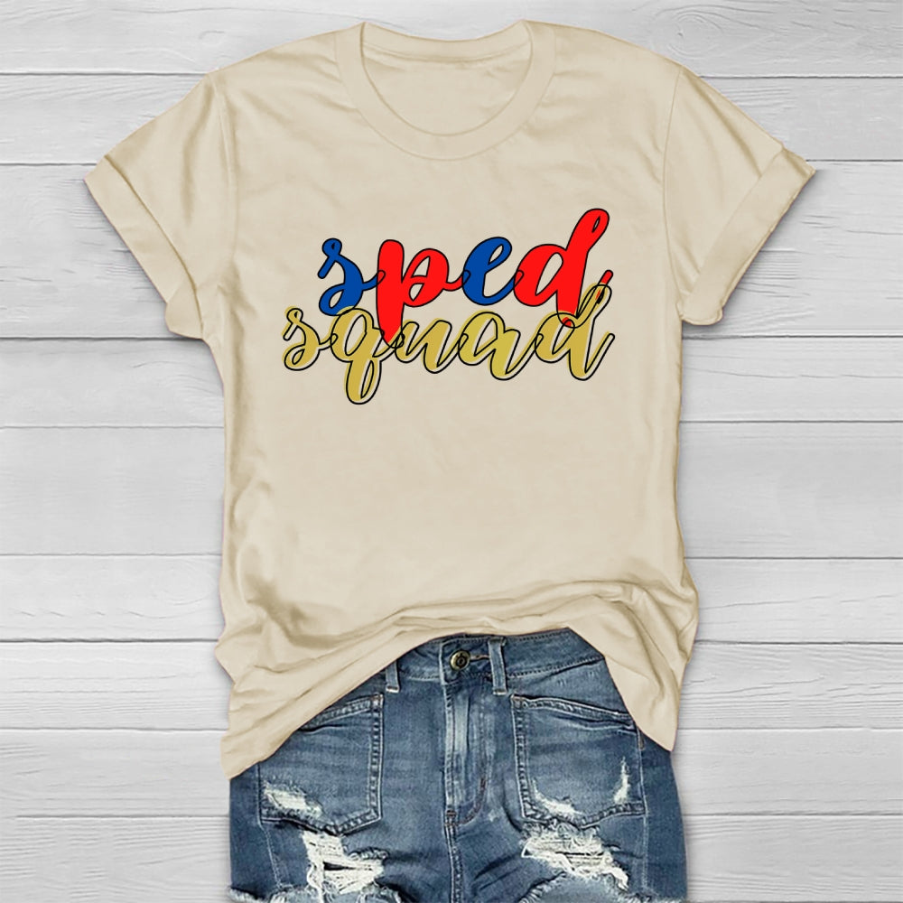 SPED Squad Special Education Teacher Healthwear T-shirt