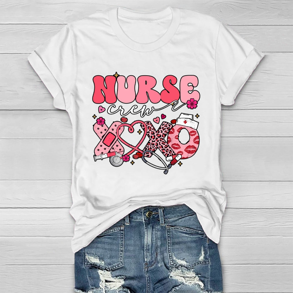 Nurse Crew Xoxo  Healthwear T-shirt