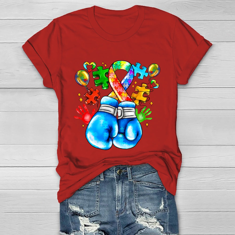 Autism Boxing Gloves Healthwear T-shirt