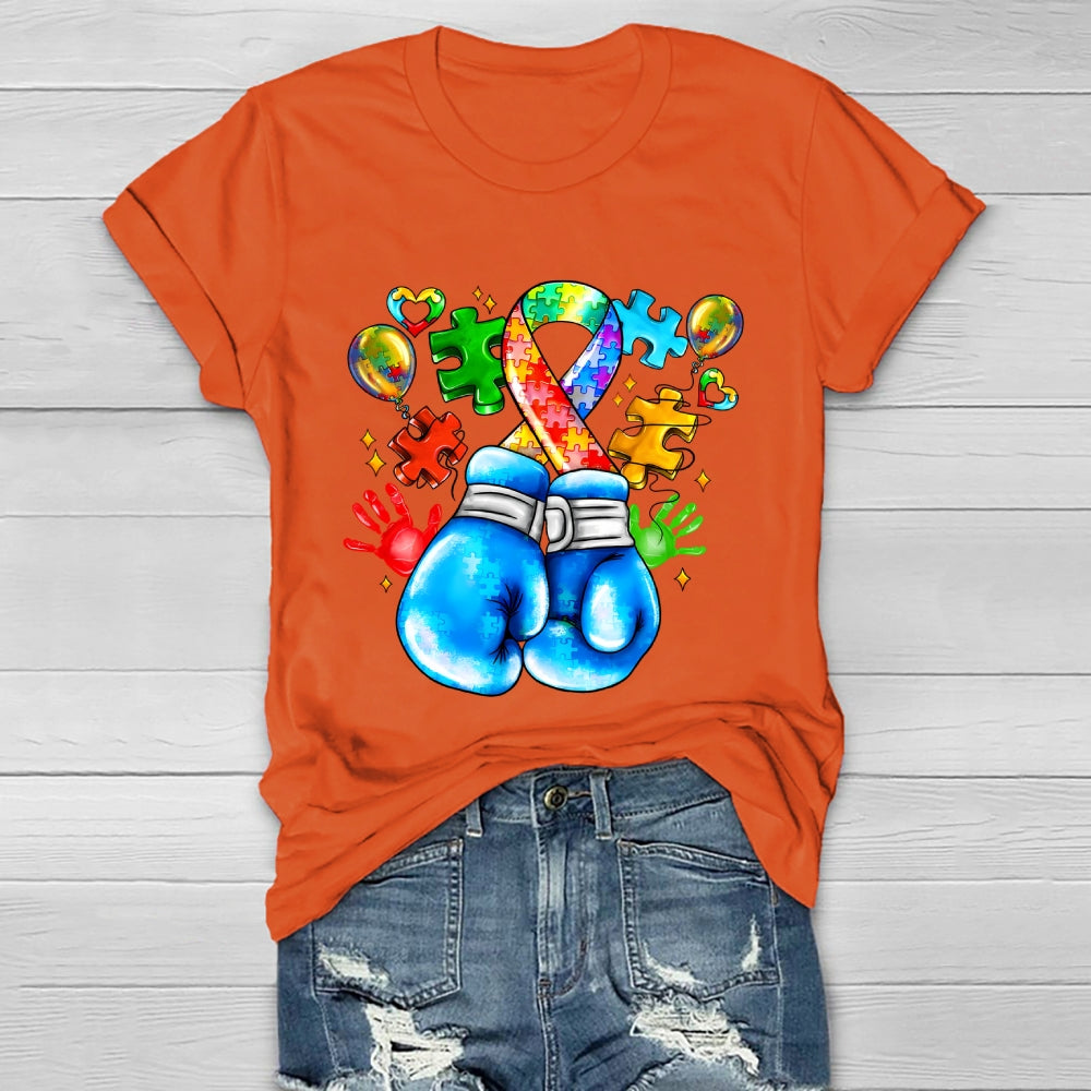 Autism Boxing Gloves Healthwear T-shirt