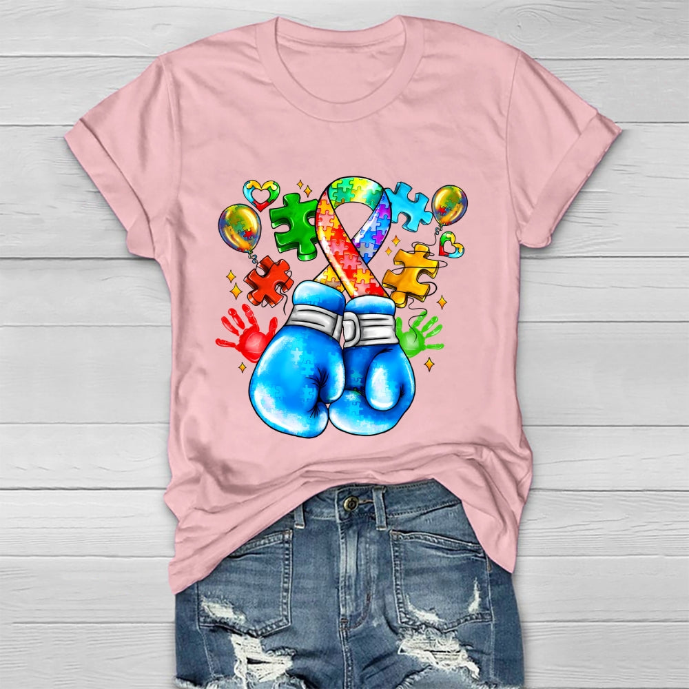 Autism Boxing Gloves Healthwear T-shirt