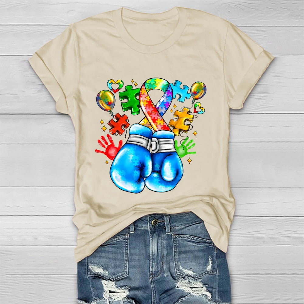 Autism Boxing Gloves Healthwear T-shirt