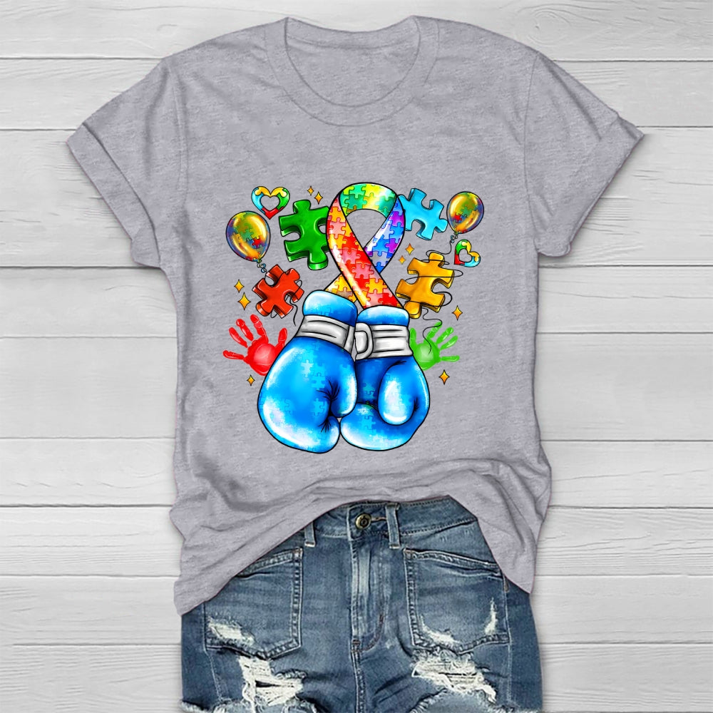Autism Boxing Gloves Healthwear T-shirt