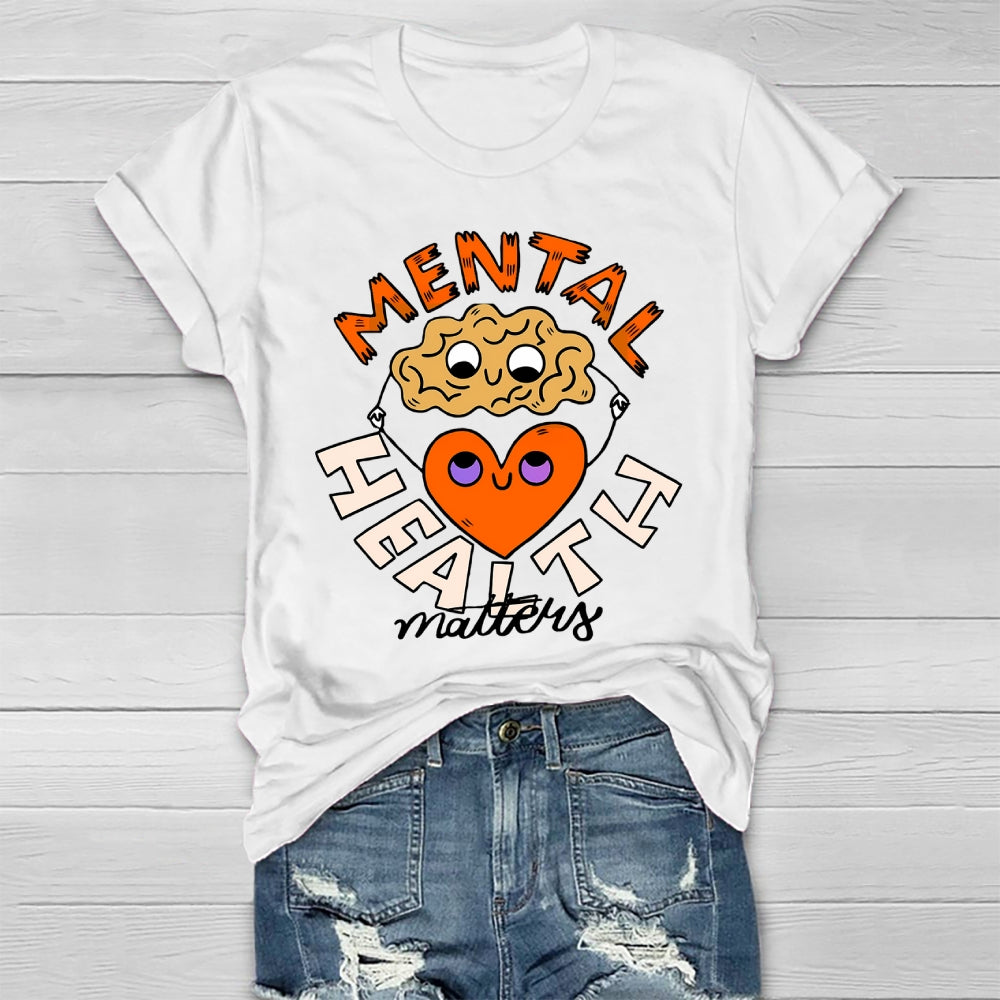 Mental Health Matters Graphic Healthwear T-shirt