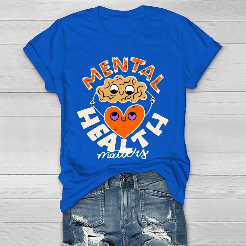 Mental Health Matters Graphic Healthwear T-shirt
