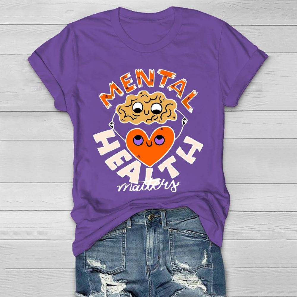 Mental Health Matters Graphic Healthwear T-shirt