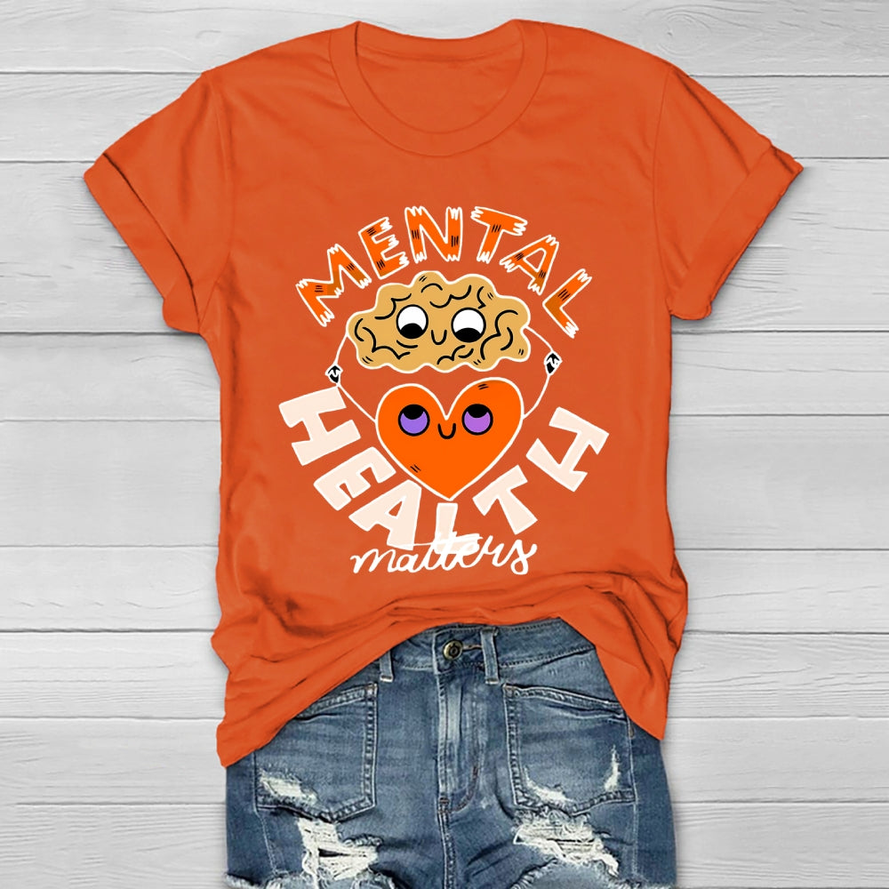 Mental Health Matters Graphic Healthwear T-shirt