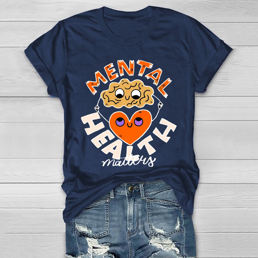 Mental Health Matters Graphic Healthwear T-shirt