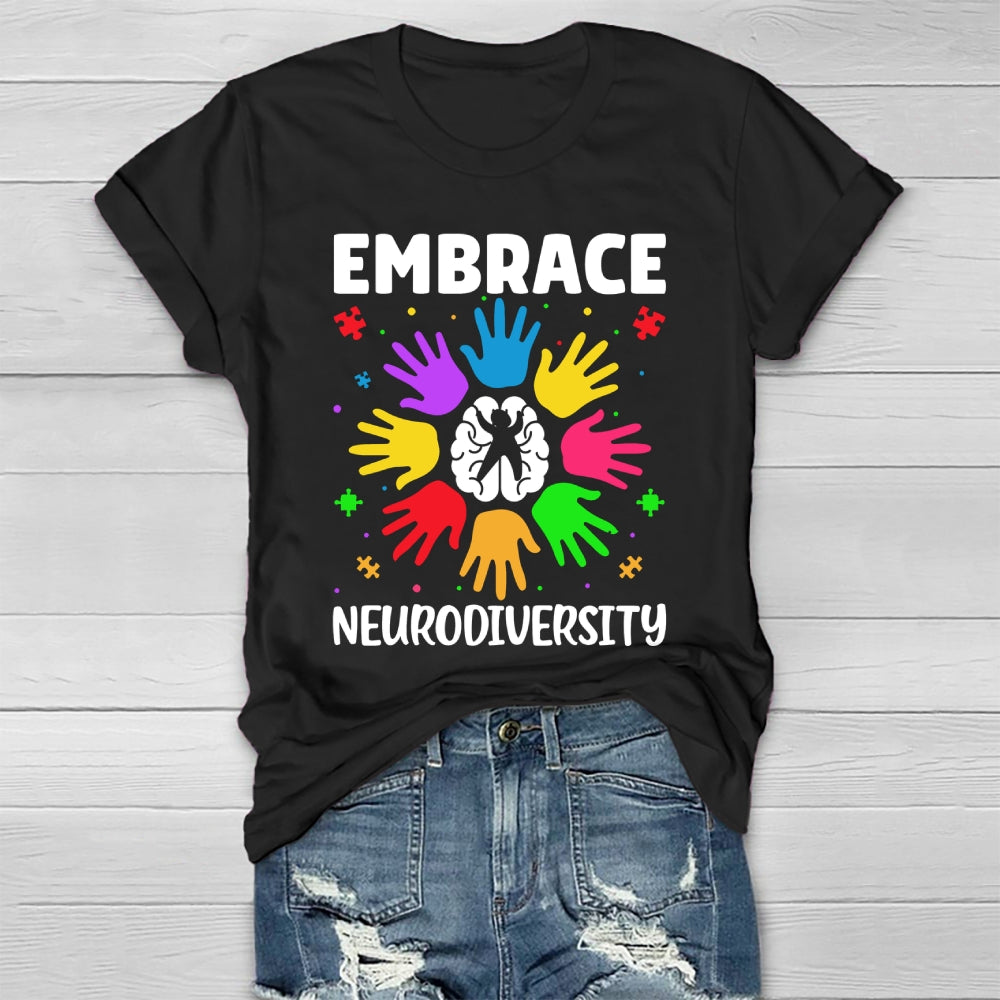 Embrace Neurodiversity Brain Healthwear T-shirt