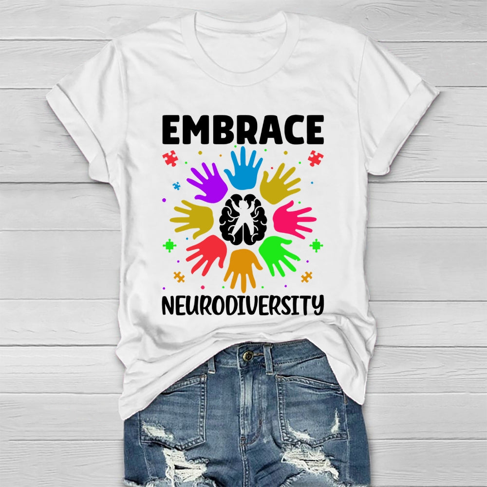 Embrace Neurodiversity Brain Healthwear T-shirt