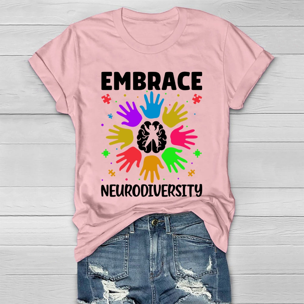 Embrace Neurodiversity Brain Healthwear T-shirt