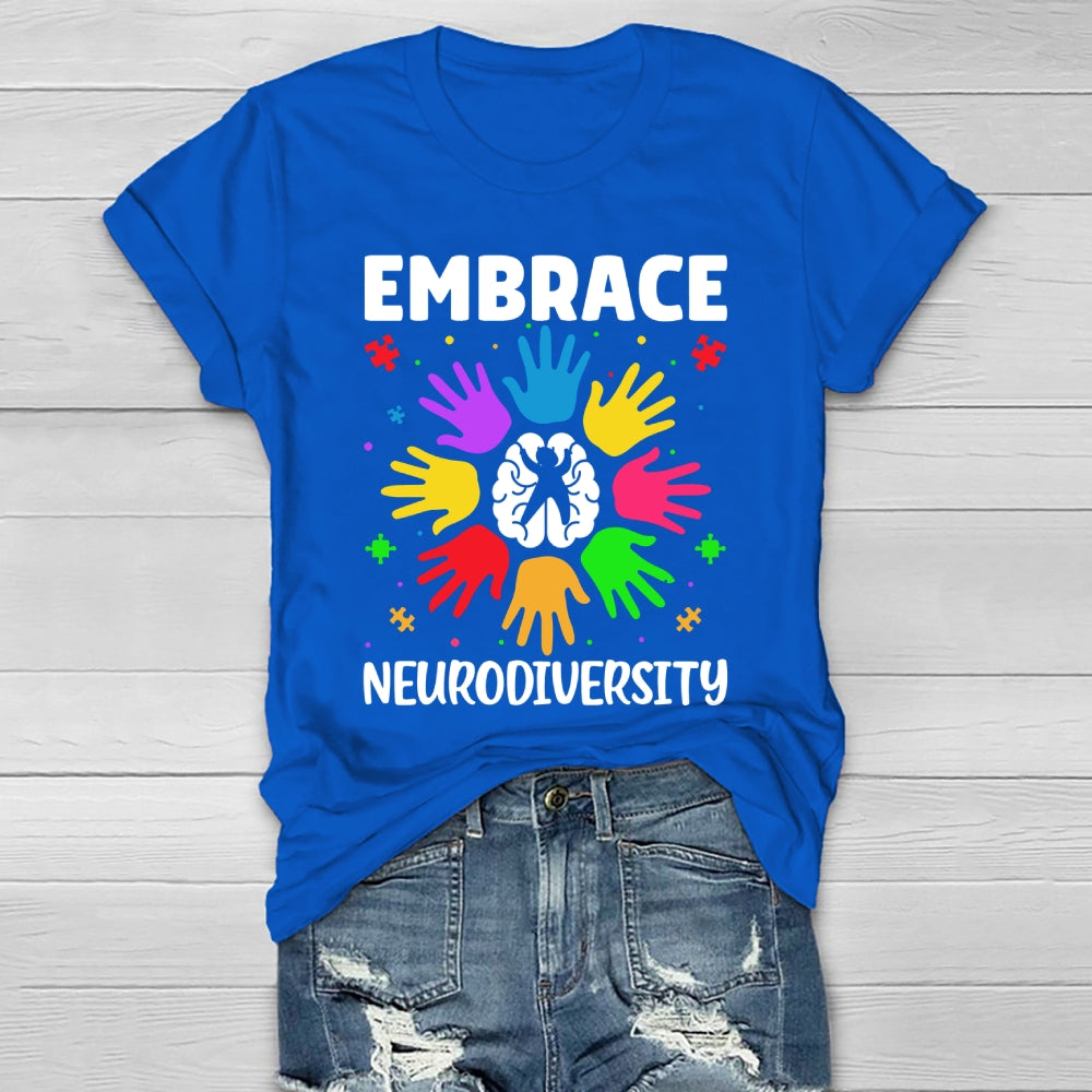 Embrace Neurodiversity Brain Healthwear T-shirt