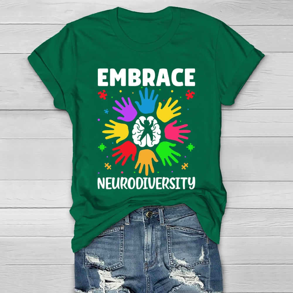 Embrace Neurodiversity Brain Healthwear T-shirt