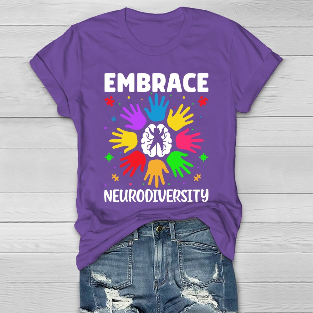 Embrace Neurodiversity Brain Healthwear T-shirt