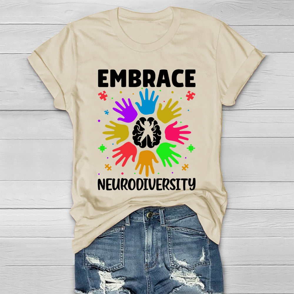 Embrace Neurodiversity Brain Healthwear T-shirt