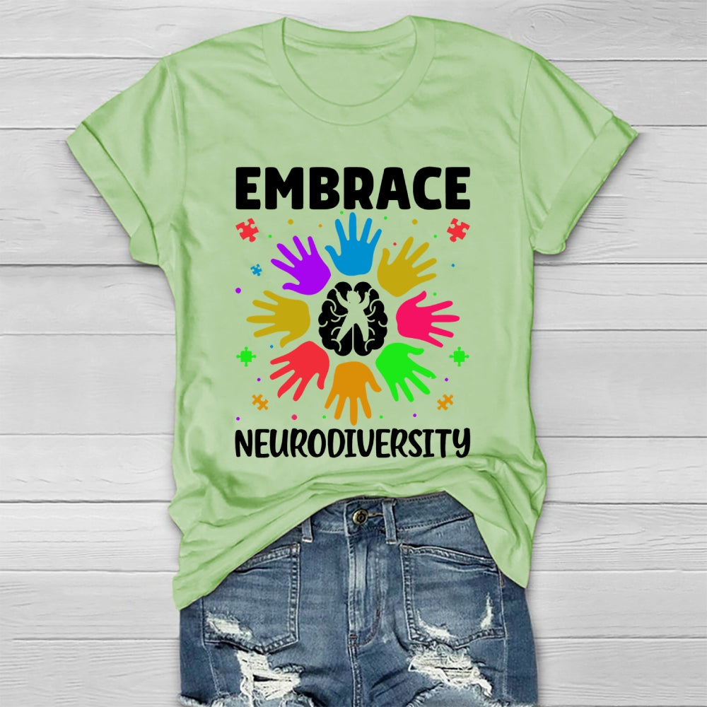 Embrace Neurodiversity Brain Healthwear T-shirt