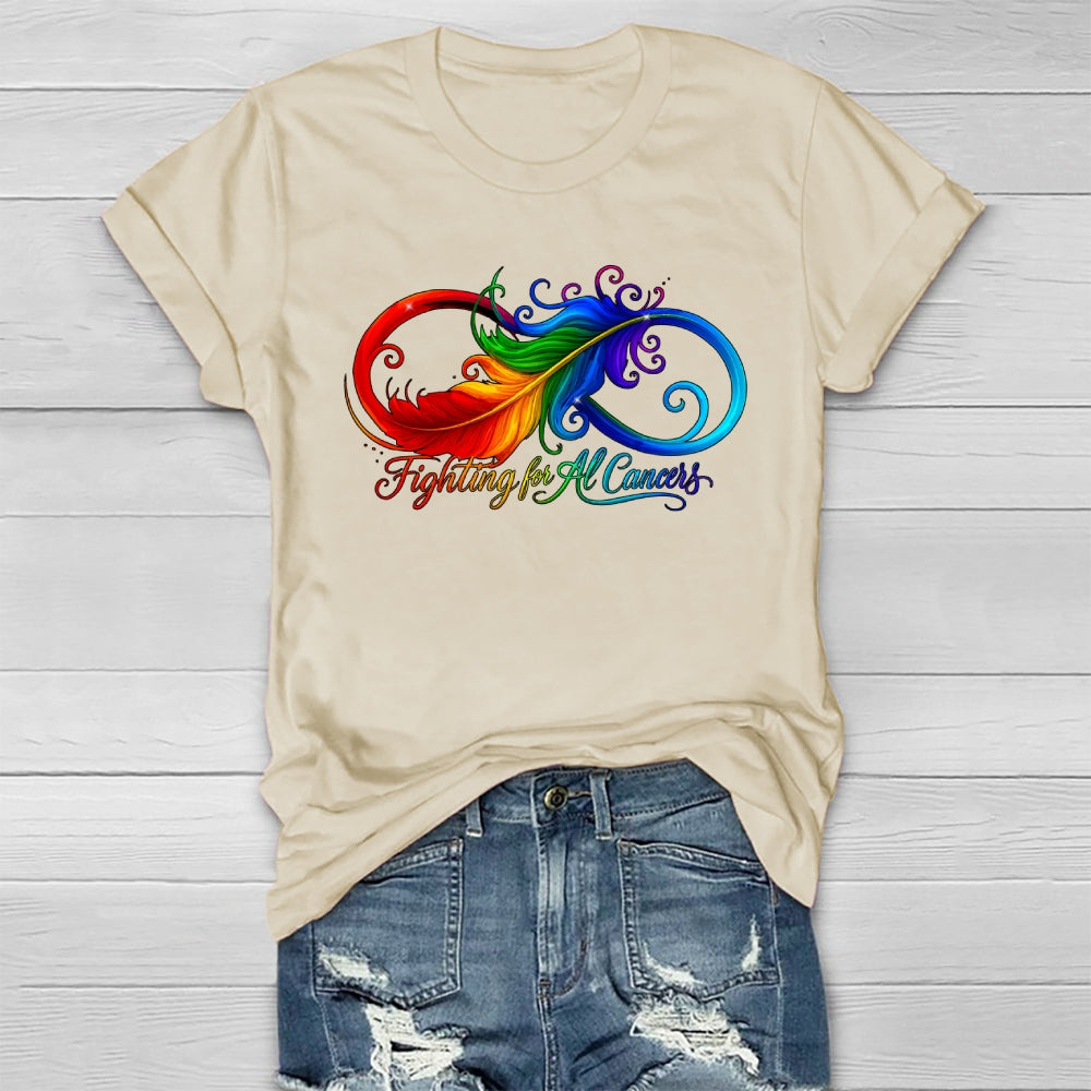 Fight For All Cancer  Healthwear T-shirt