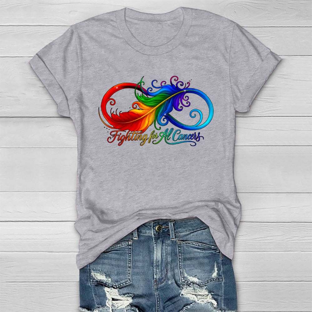 Fight For All Cancer  Healthwear T-shirt