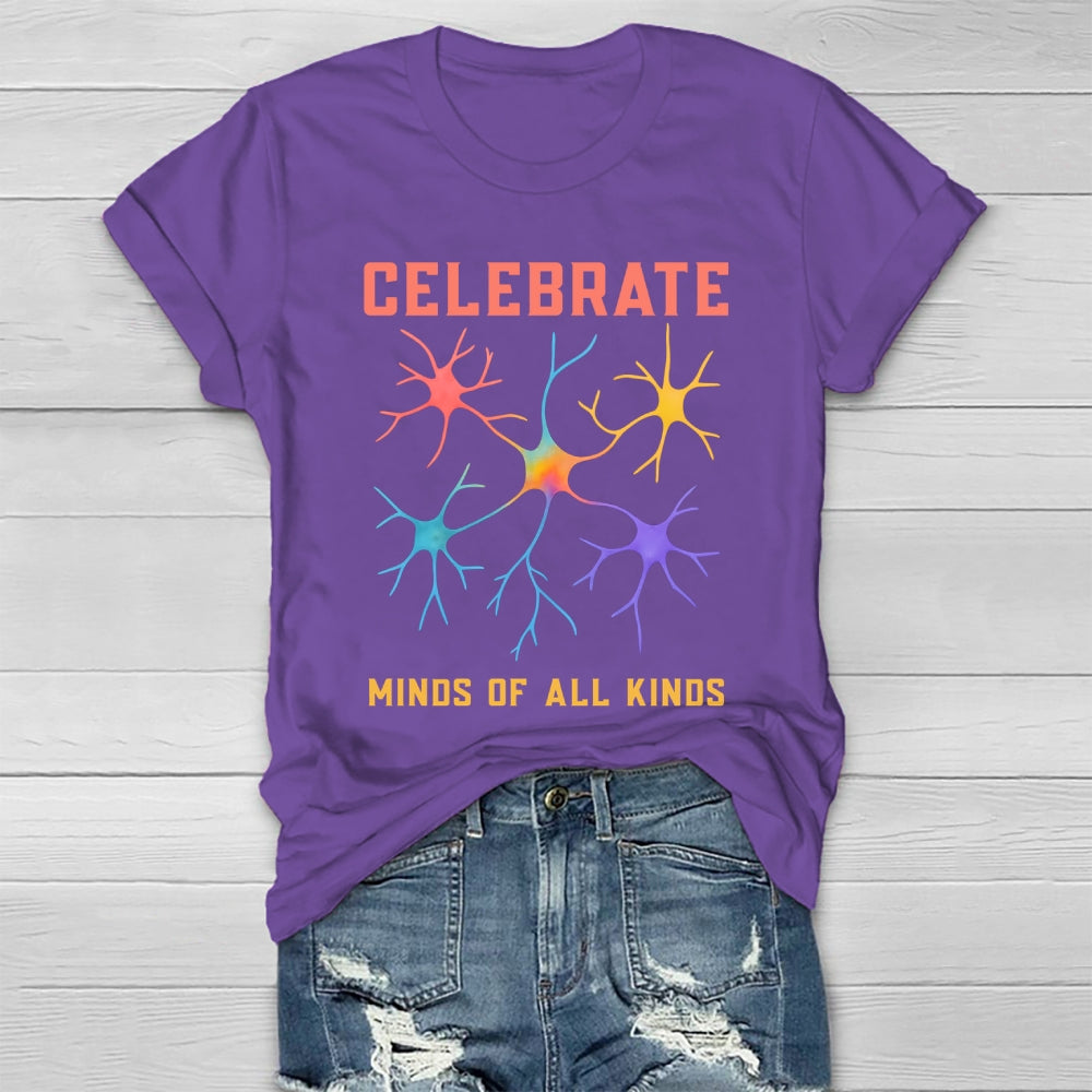 Celebrate Minds Of All Kinds Healthwear T-shirt