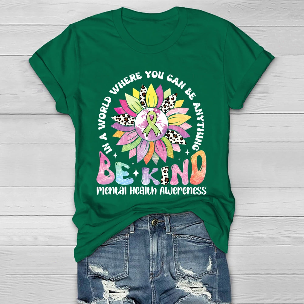 Mental Health Awareness Be Kind Healthwear T-shirt