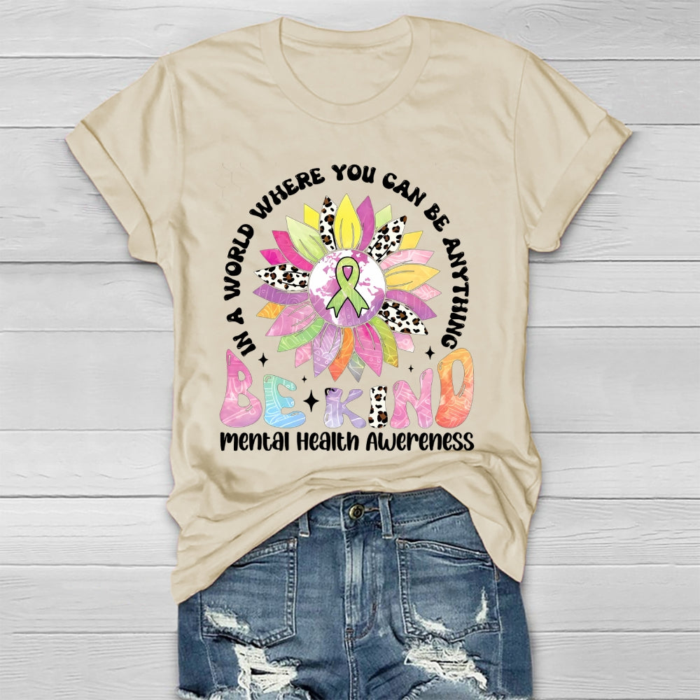 Mental Health Awareness Be Kind Healthwear T-shirt