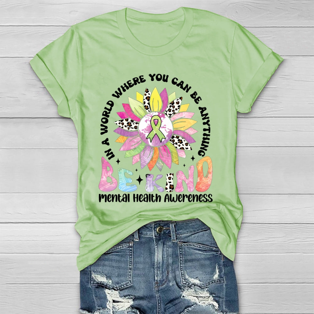 Mental Health Awareness Be Kind Healthwear T-shirt
