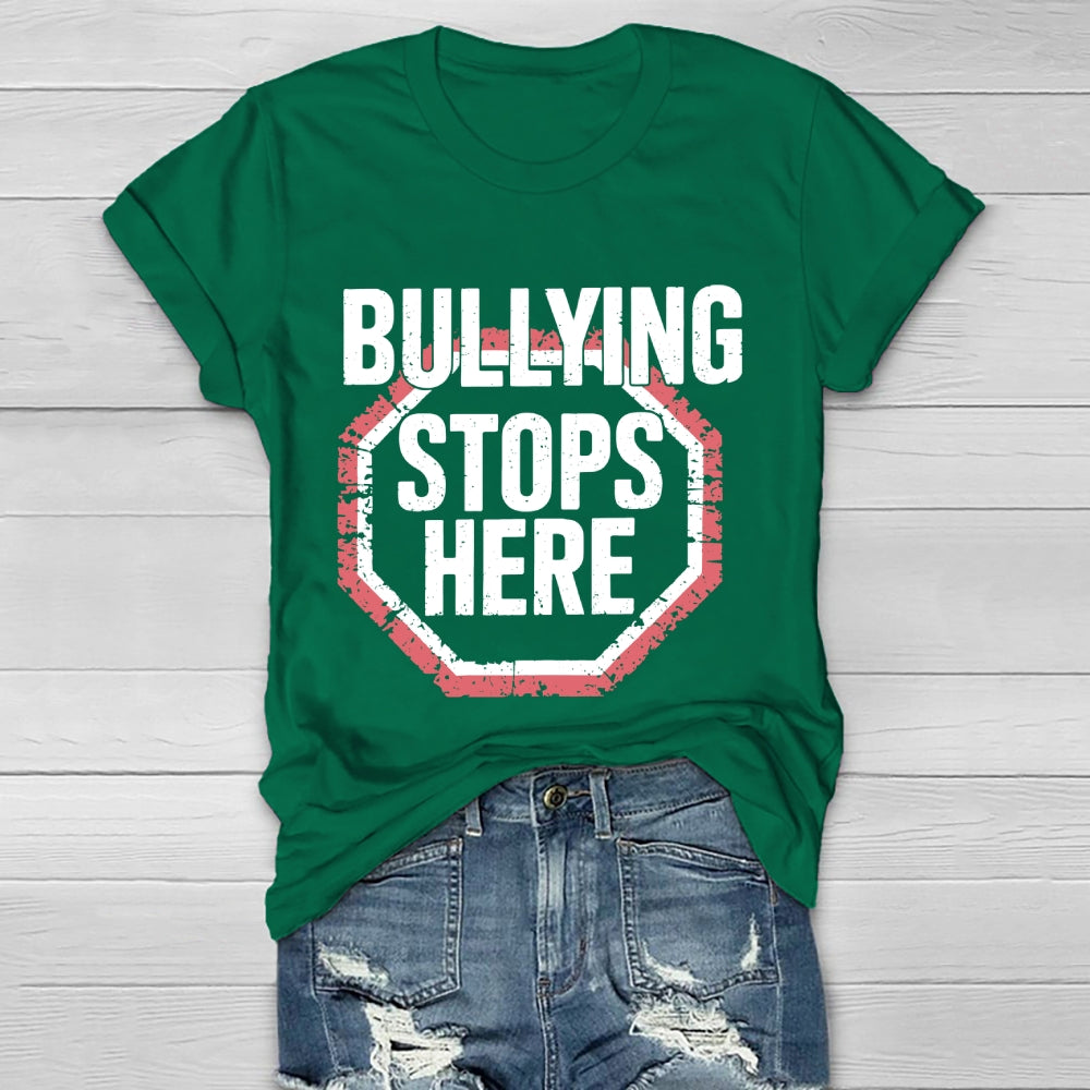 Bullying Stops Here  Healthwear T-shirt