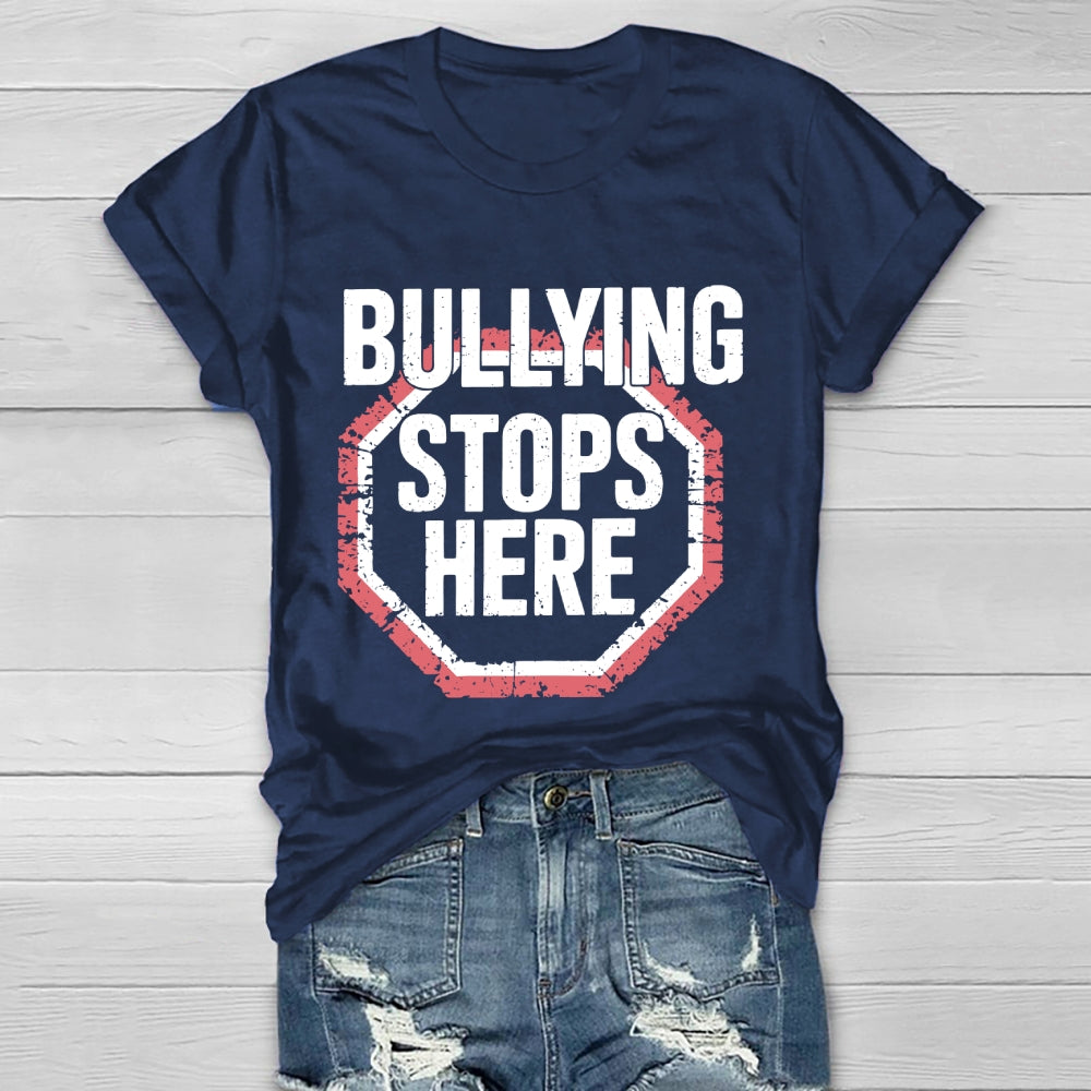 Bullying Stops Here  Healthwear T-shirt