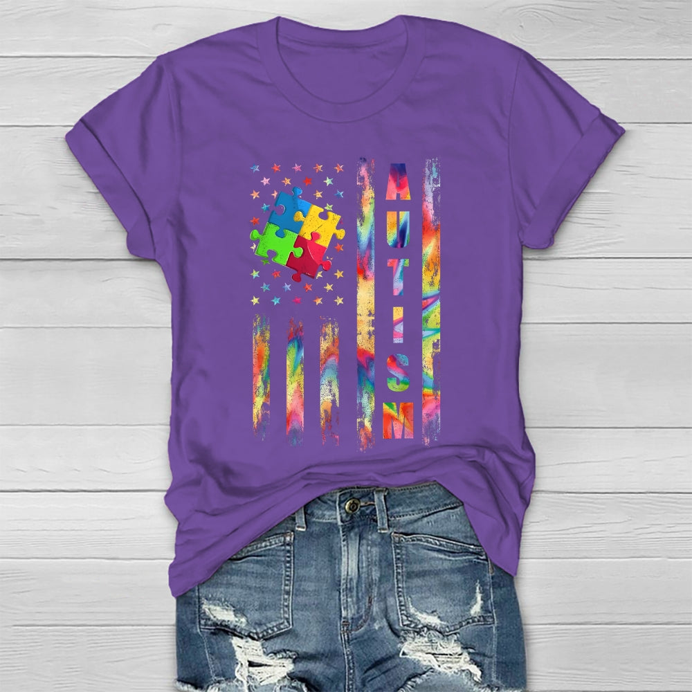 Autism Star Puzzle Healthwear T-shirt