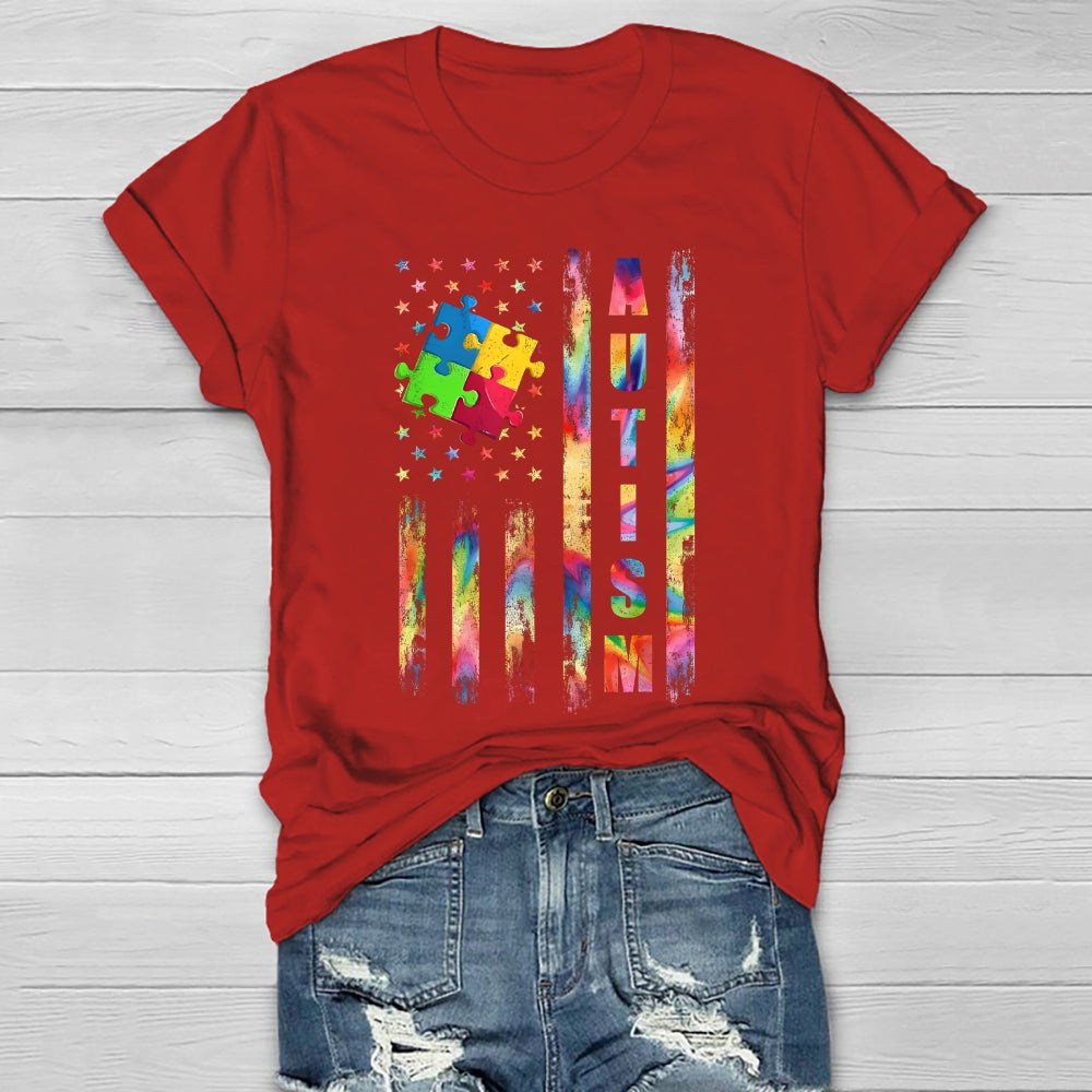 Autism Star Puzzle Healthwear T-shirt