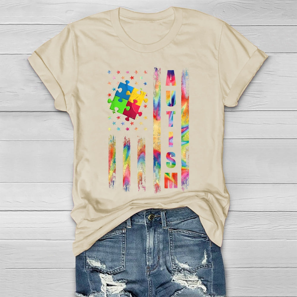 Autism Star Puzzle Healthwear T-shirt