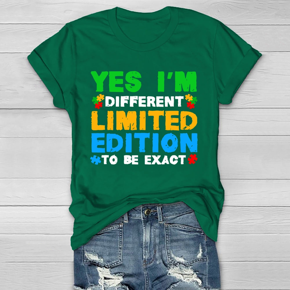 Yes I'm Different  Limited Edition To Be Exact  Healthwear T-shirt