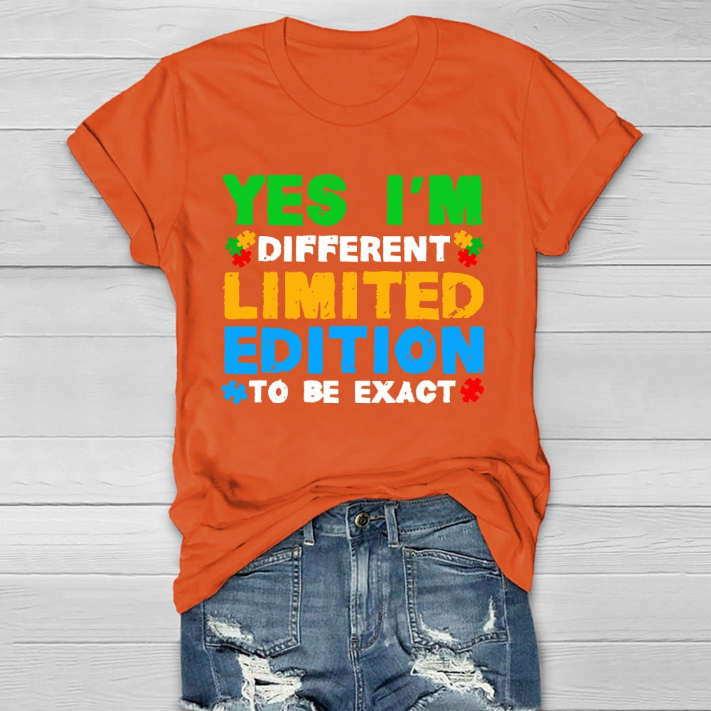 Yes I'm Different  Limited Edition To Be Exact  Healthwear T-shirt