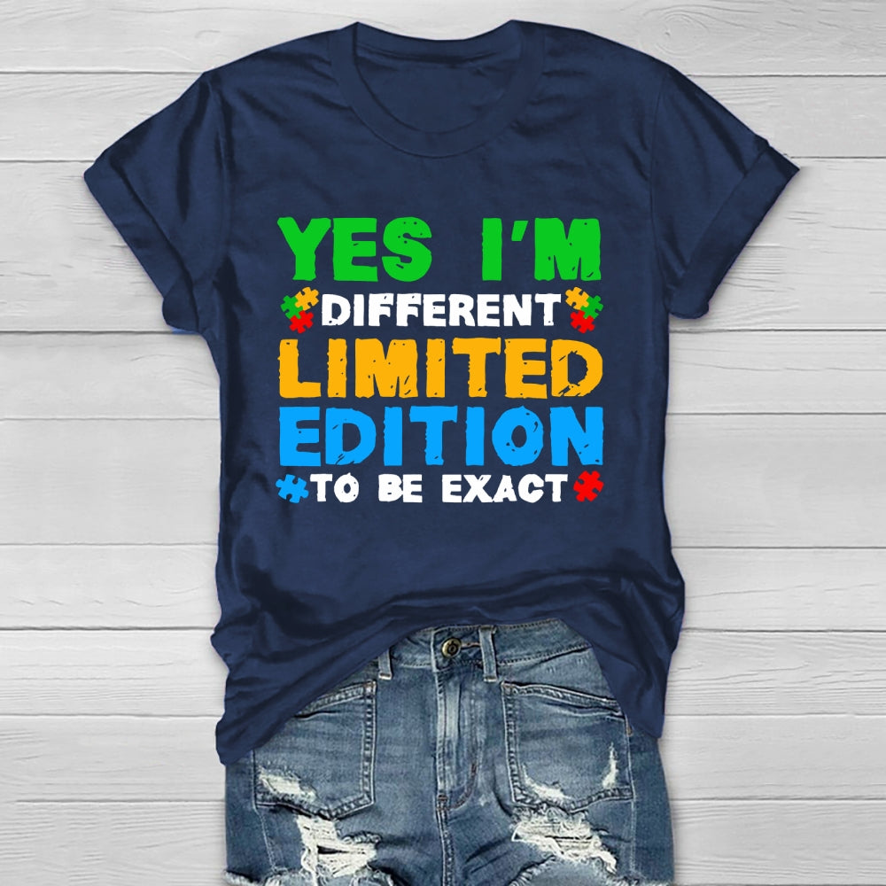 Yes I'm Different  Limited Edition To Be Exact  Healthwear T-shirt
