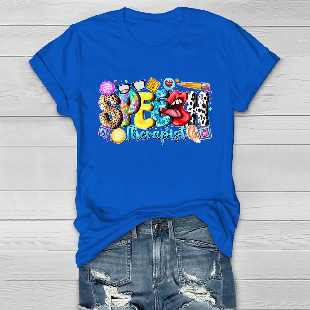 Speech Therapist Healthwear T-shirt